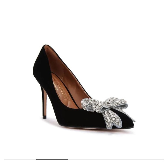 Kurt Geiger London Belgravia Bow Pumps Black - Picture 6 of 17